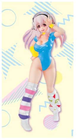Super Sonico, Concept Figure, 80s Version, Green, Blue, Super Sonico, Concept Figure, Furyu