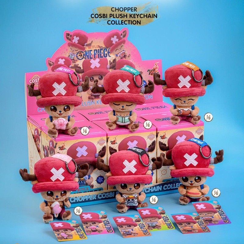 Chopper Plush Keychain, One Piece Netflix - Random Blind Box