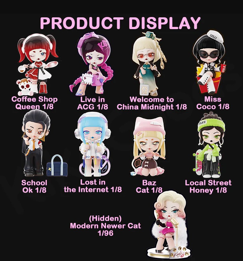 Kayla X K Zone Series Figure Random Blind Box