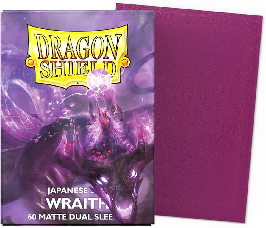 Dragon Shield - Wraith - Matte Dual Japanese Size Card Sleeves (60ct)