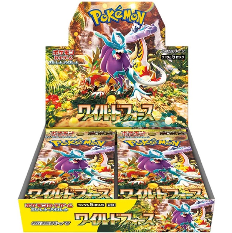 Japanese Pokemon Card Game Scarlet & Violet Expansion Pack Wild Force - 1 Pack