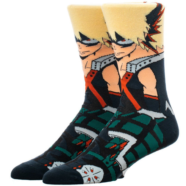 My Hero Academia Bakugo Animigos 360 Character Socks