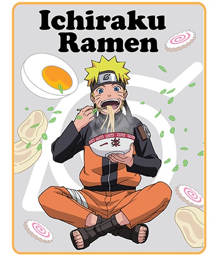 Naruto Ramen Bowl Throw Blanket