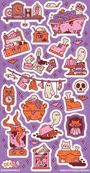 Spookii Home Sticker Sheet