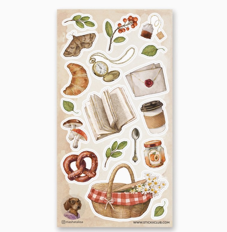 Autumn Picnic Sticker Sheet