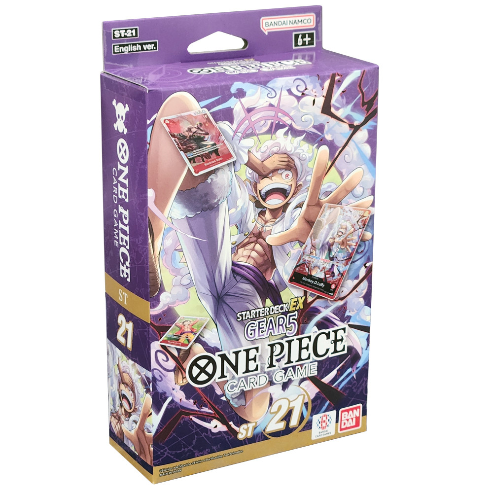 One Piece Trading Cards Bandai Starter Deck EX Gear 5 ST21 - English