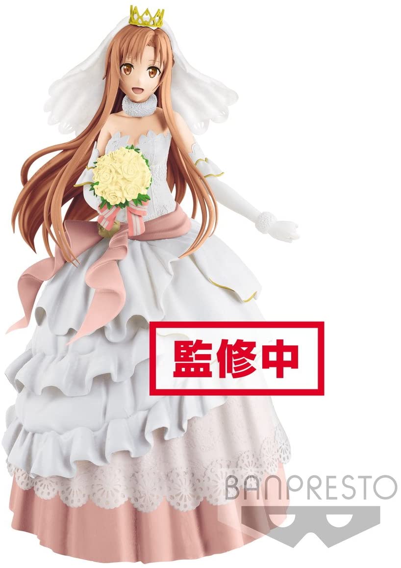Asuna Yuuki Wedding Dress Figure, Code Register, Sword Art Online, EXQ Figure Series, Banpresto