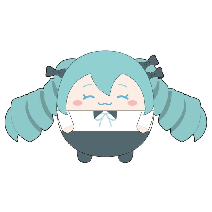 Hatsune Miku Mini Plushie, Fuwakororin, Sanrio - M Size