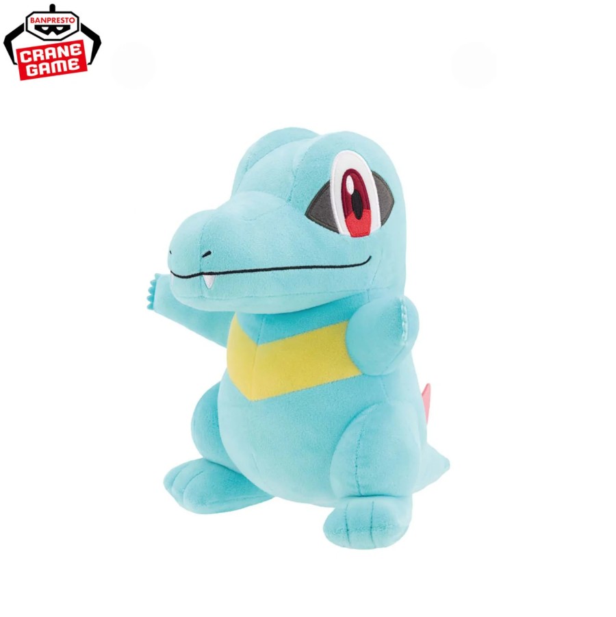 Totodile Plush Doll, Pokemon, 8 Inches, Banpresto