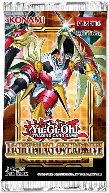 Yu-Gi-Oh Lightning Overdrive 1st Edition Card Pack  TCG Trading Card