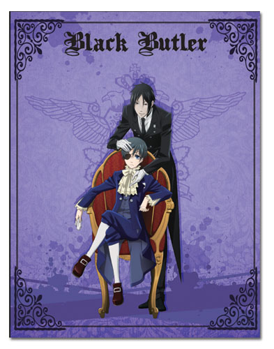 Black Butler Sebastian & Ciel Throw Blanket