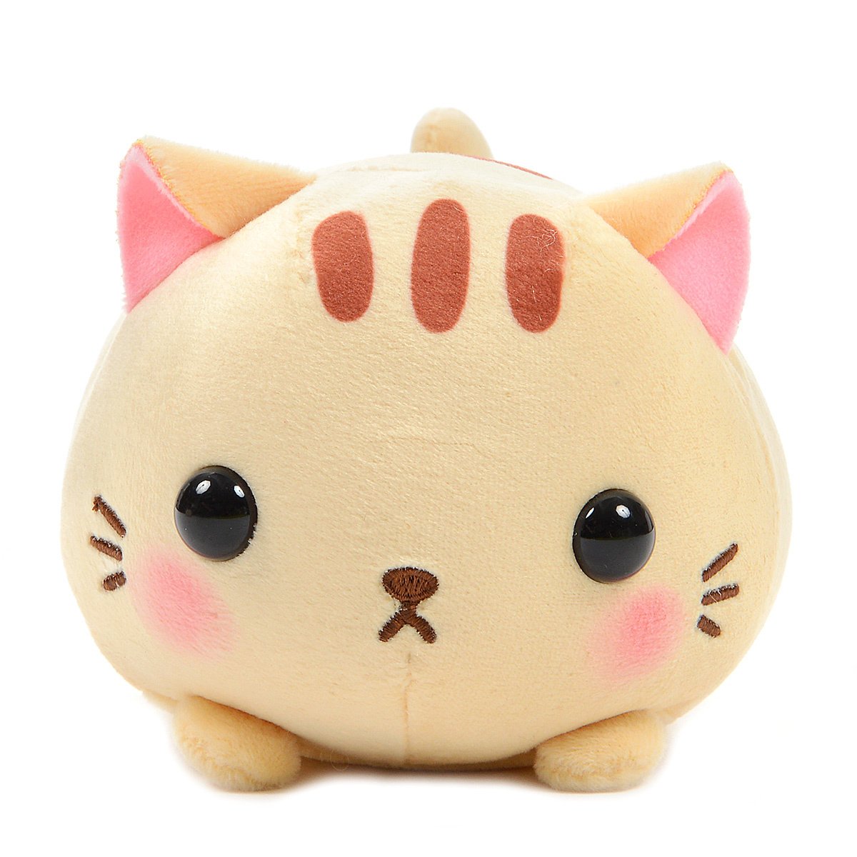 Mochikko Neko Nyanzu Orange Cat Plush Amuse Super Soft Japan Standard Size Tora-nyan