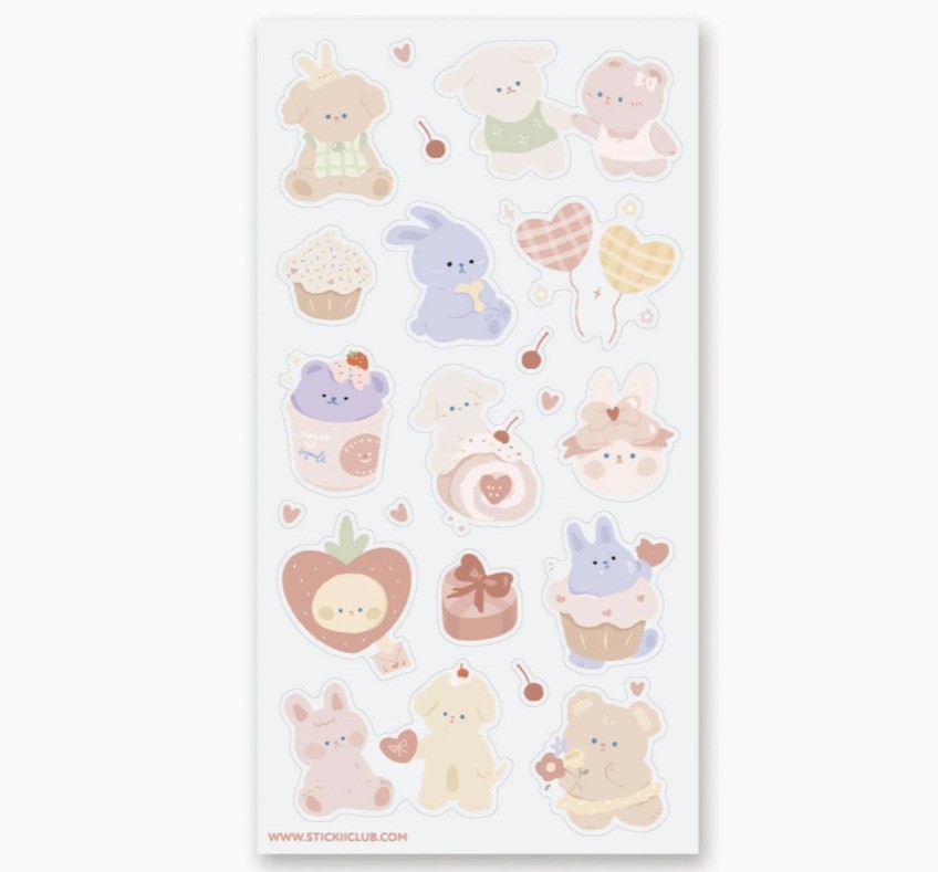 Sweet As Cake Sticker Sheet