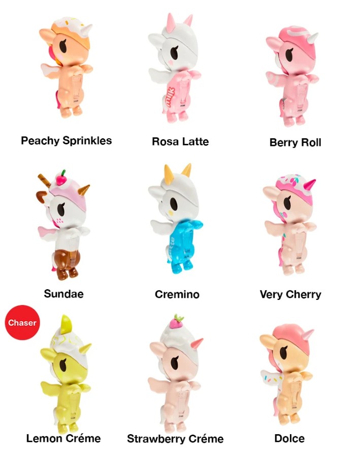 Tokidoki Sweet Unicorno Peeking Buddies - Random Blind Box Figure
