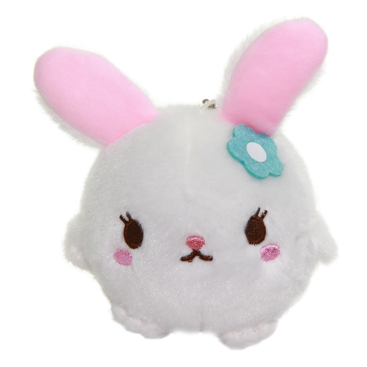 Bunny Plush Doll Kawaii Stuffed Animal Soft Fuzzy Squishy Plushie Mochi White