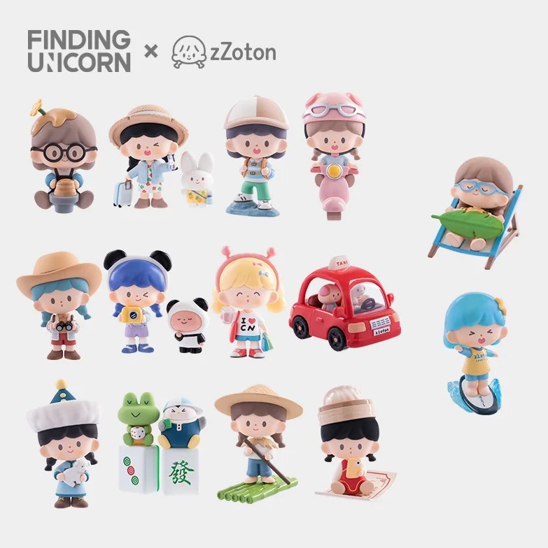 Finding Unicorn zZoton Travel Together Figure -  Random Blind Box