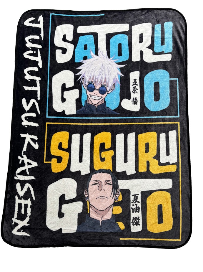 Jujutsu Kaisen Gojo Satoru & Geto Throw Blanket