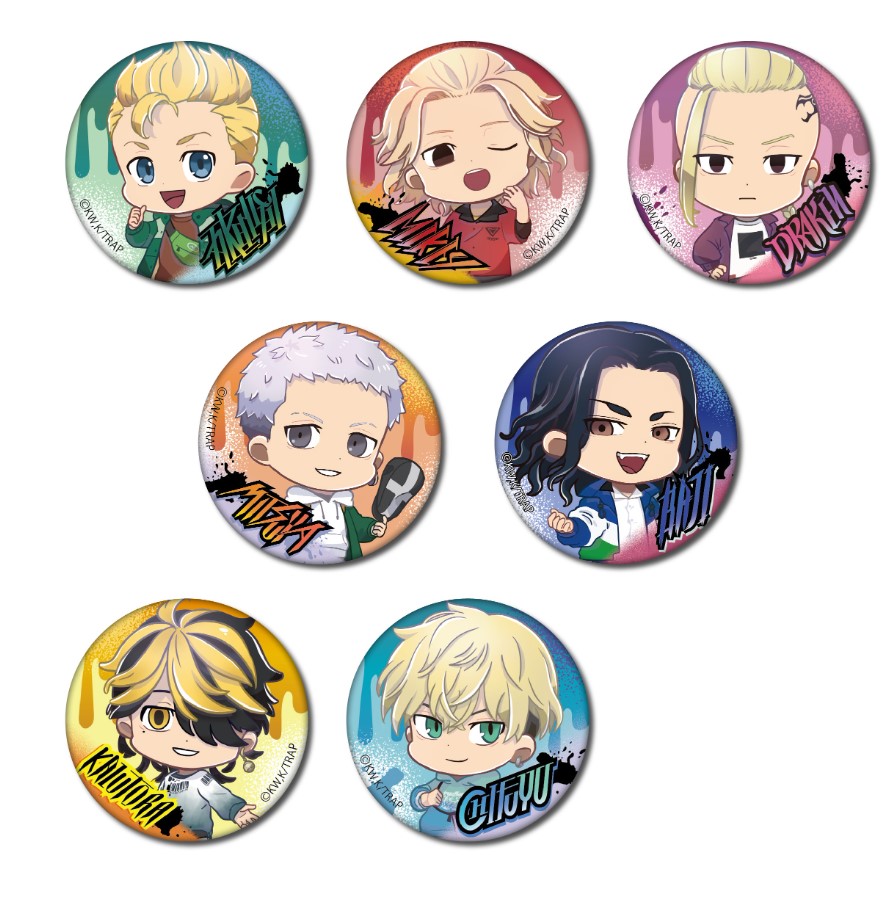 Tokyo Revengers Toji Colle Can Badge Vol.1