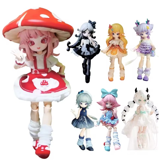 Mogo Bloom Mushroom Mycelium Series BJD Ball-Jointed Doll -  Random Figure Blind Box