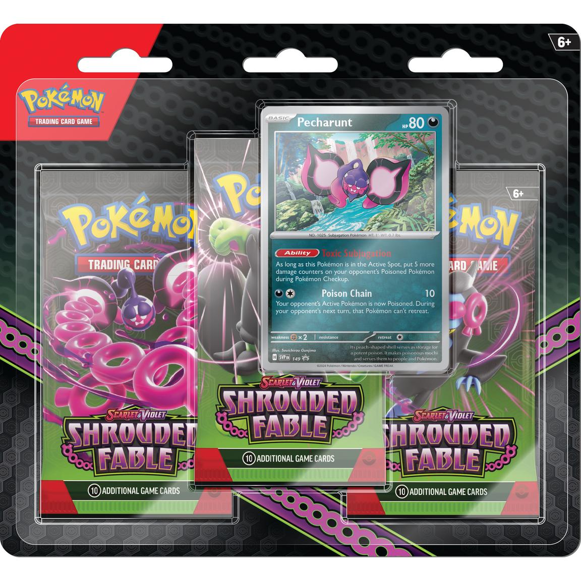 Pokemon Trading Card Game Pokemon Shrouded Fable - 3 Pack Booster