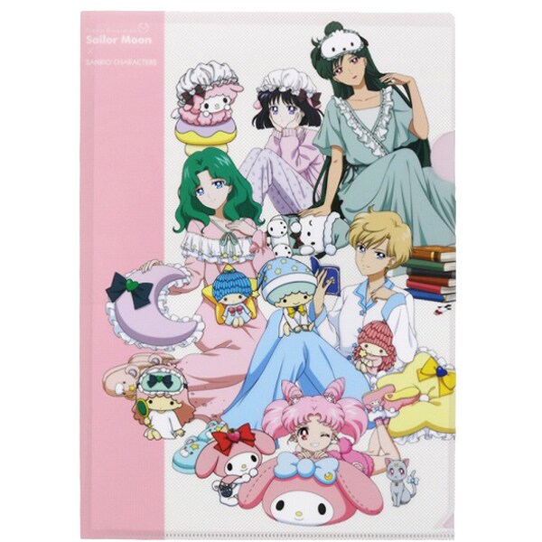 Sailor Moon Outer Planet Guardians x Sanrio Characters File Folder, Stationery, Sailor Moon Cosmos