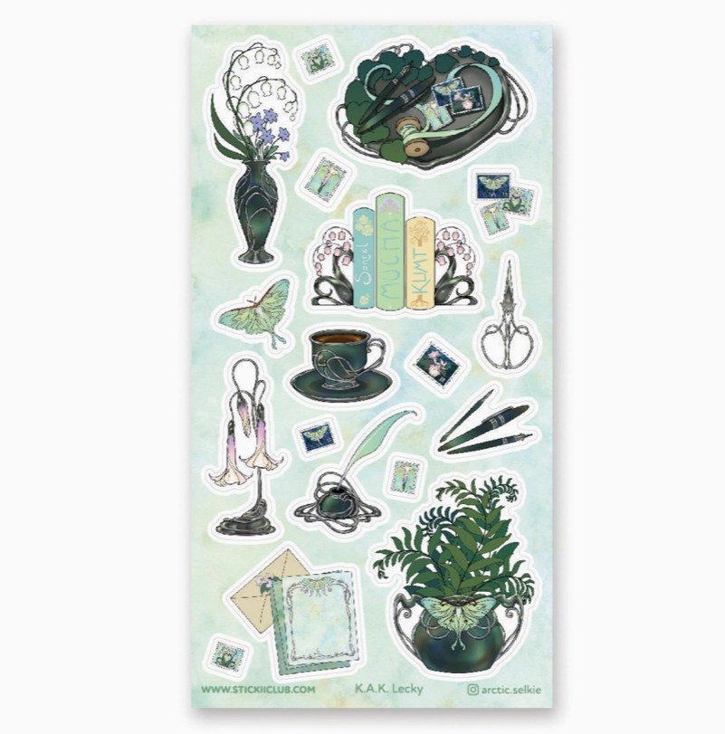 Washi Desk Decor Sticker Sheet