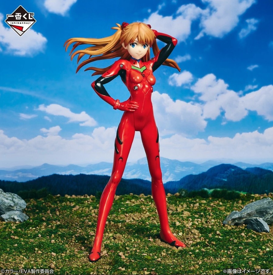 Asuka Langley Shikinami Figure, Ichiban Kuji B Prize, Evangelion, 30th Anniversary, Bandai