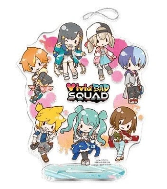 Project Sekai Colorful Stage! Feat. Hatsune Miku Big Size Acrylic Stand Keychain Sega - Vivid Bad Squad