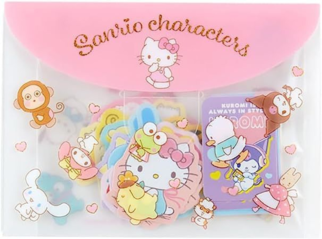 Sanrio Characters Stickers Set with Case Sanrio