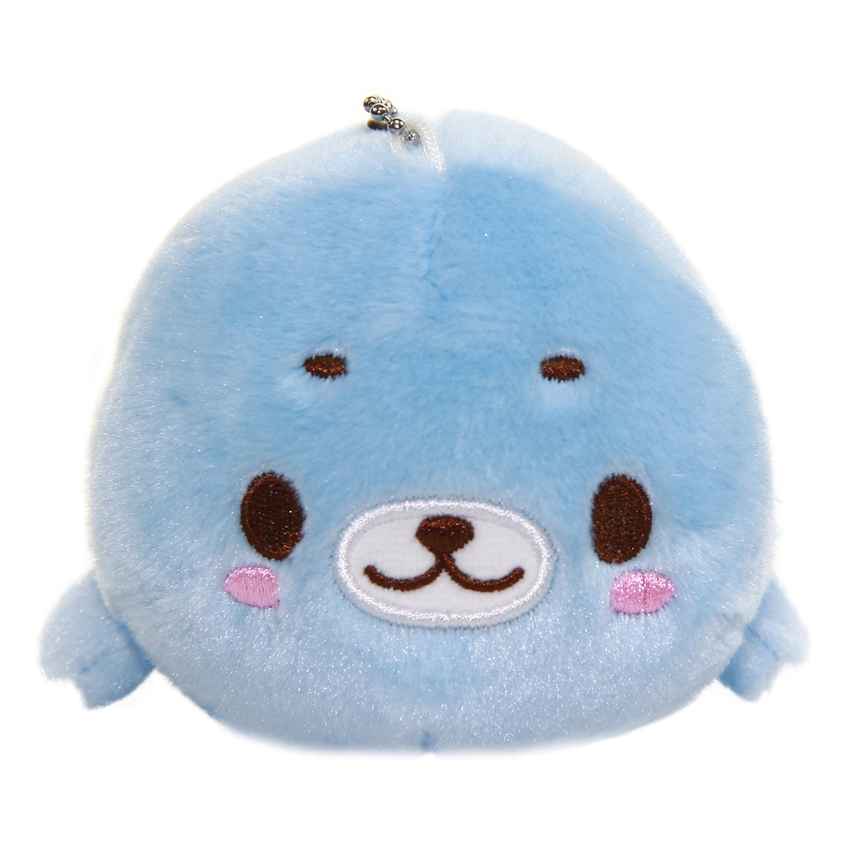 Seal Plush Doll Kawaii Stuffed Animal Soft Fuzzy Squishy Plushie Mochi Blue
