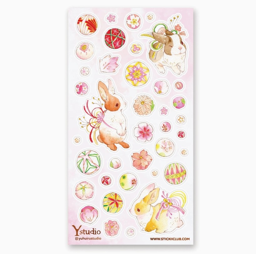 Year of the Bun Sticker Sheet