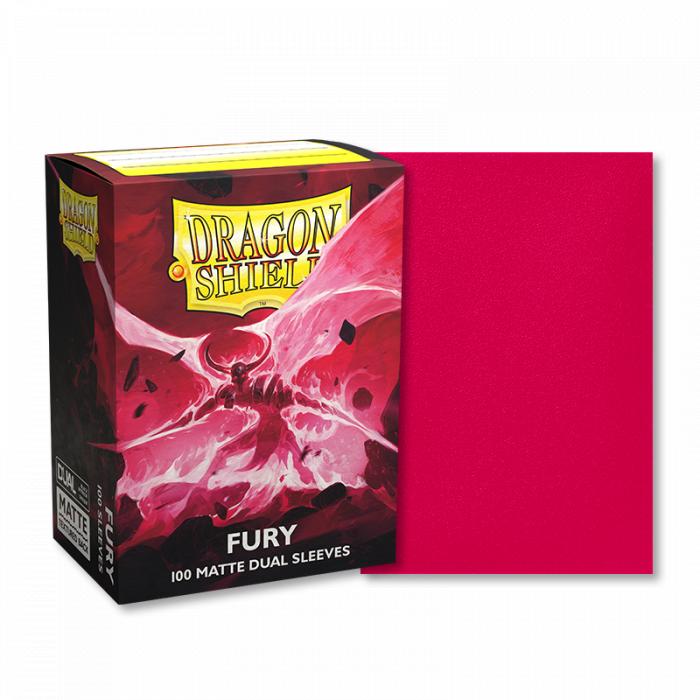 Dragon Shield - Fury - Matte Dual Sleeves - Card Sleeves (100ct)