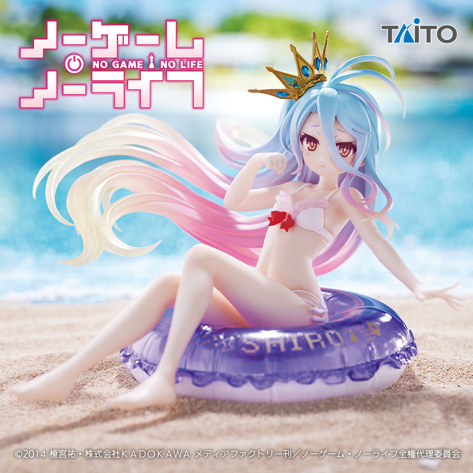 Shiro Figure, Aqua Float Ver., No Game No Life, Taito