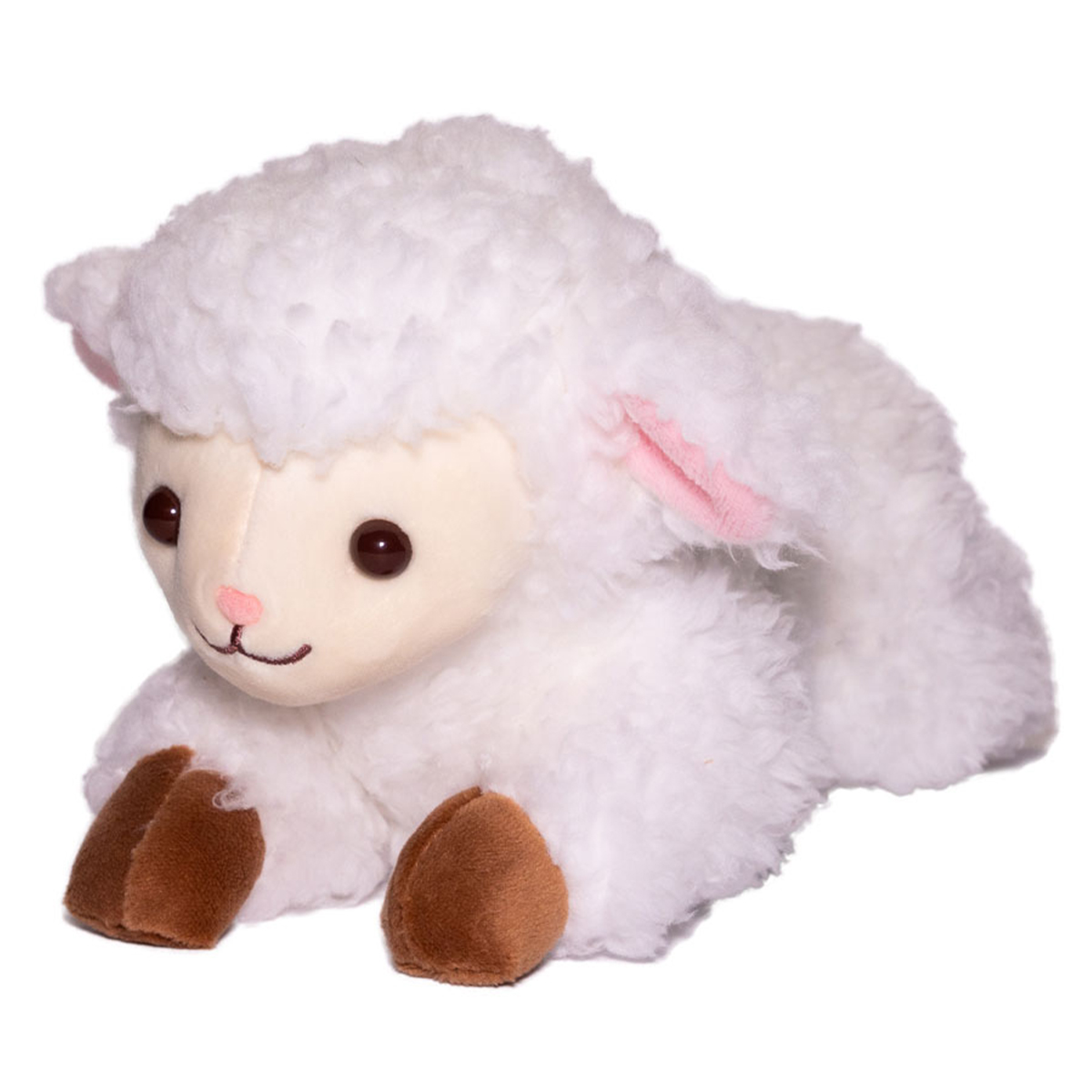 Lamb Plush Doll, White, 7 Inches, Standard Size