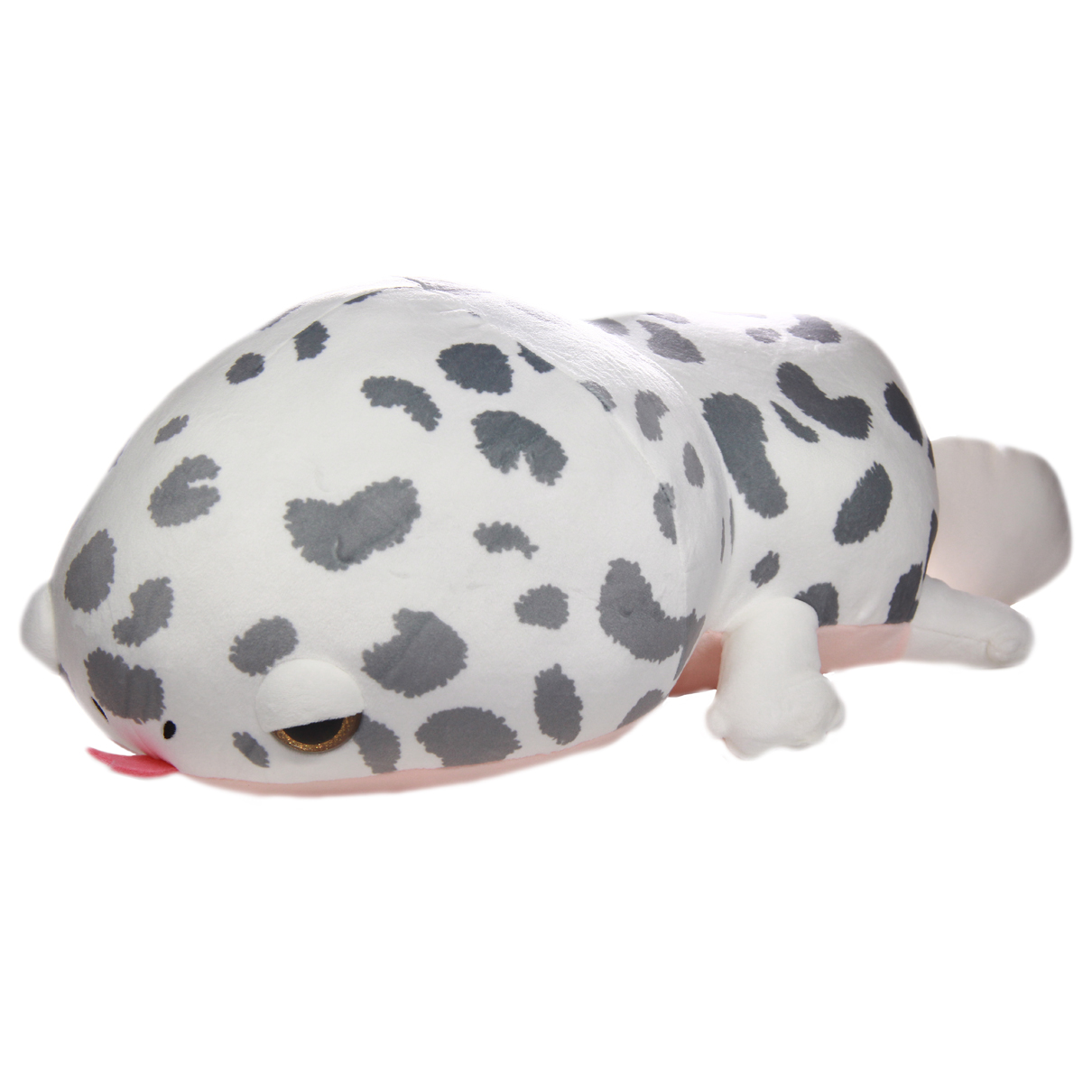 Leopard Gecko Plush Collection Lizard Plush Toy Super Soft Stuffed Animal White Grey Big Size 21 Inches