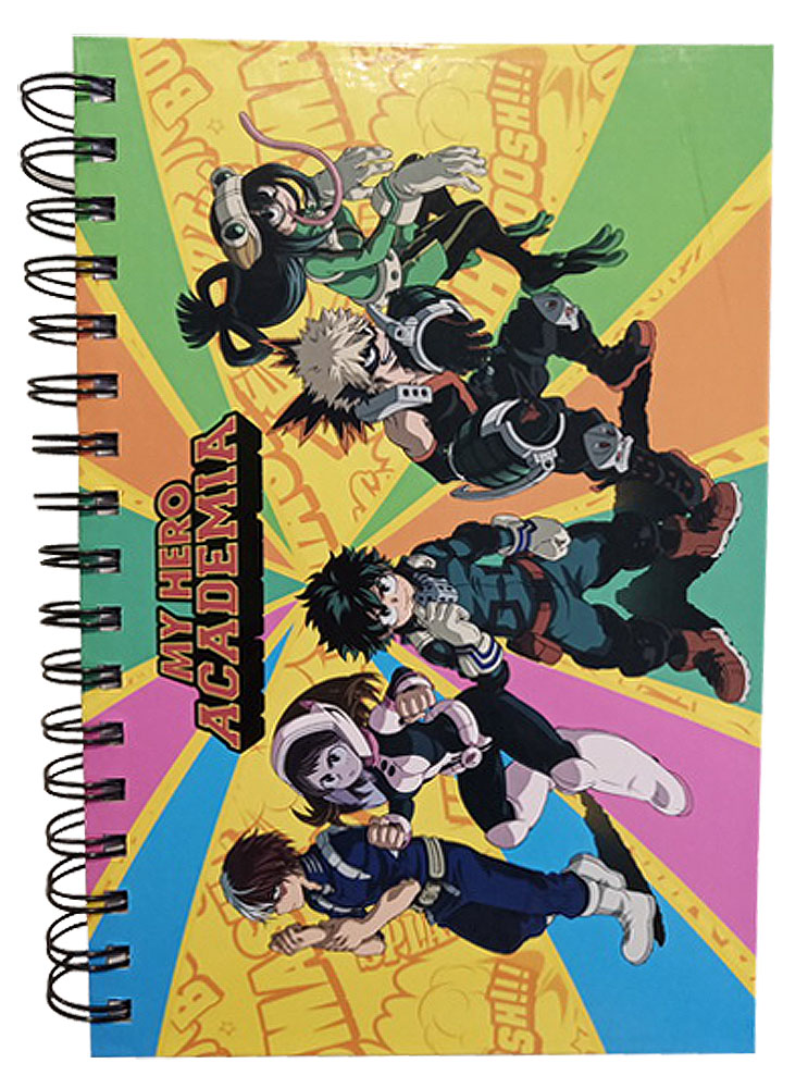 My Hero Academia Group Spiral Anime Notebook