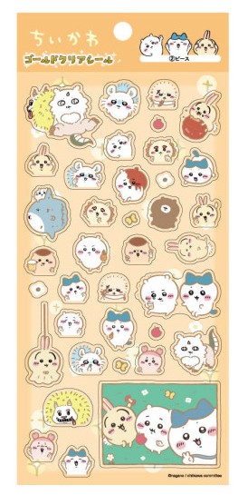 Chiikawa Gold Clear Sticker Sheet