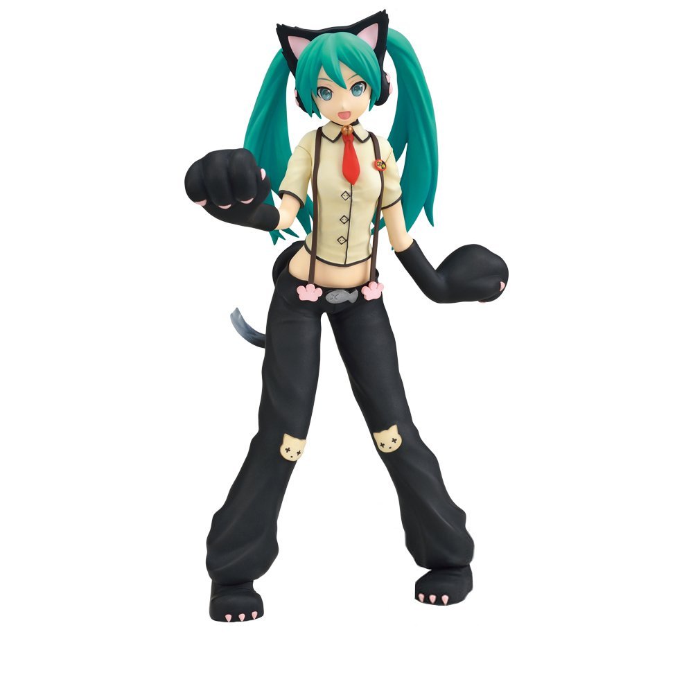 Hatsune Miku, Nyanko Cat Figure, Vocaloid, Project DIVA Arcade Future Tone, Sega