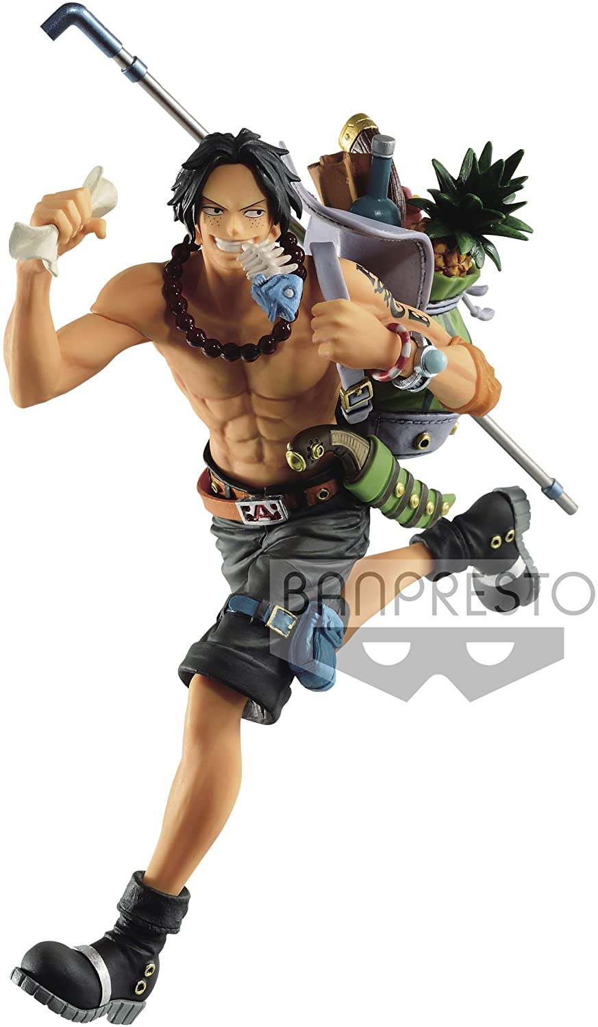 Portgas D. Ace Figure, Three Brothers Collectible Statue, One Piece, Banpresto