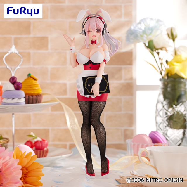 Super Sonico Figure, BiCute Bunnies, Waitress Ver Bunny Outfit, Furyu