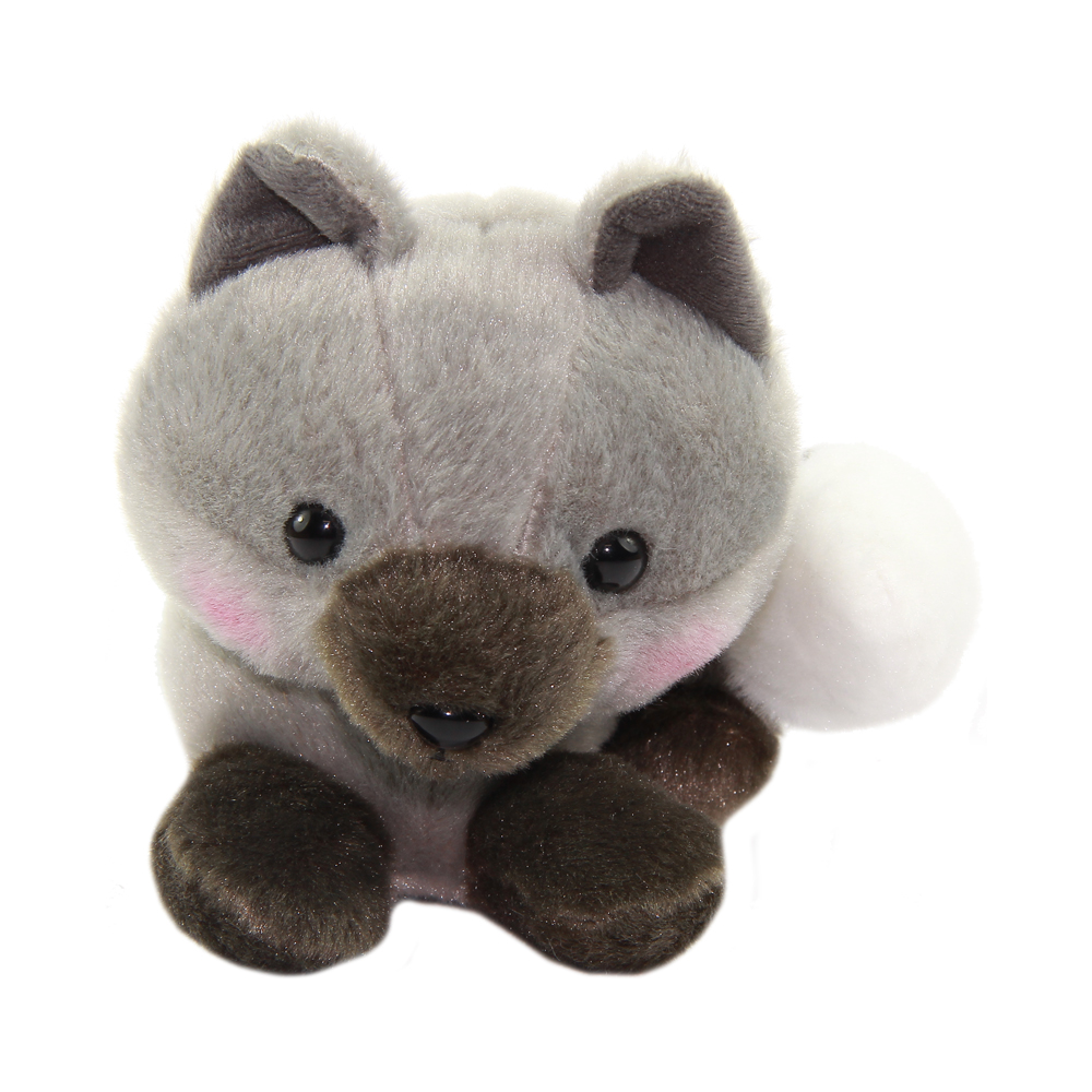 Plush Fox, Amuse, Kogitsune Konkon, Gin-chan, Grey, 5 Inches