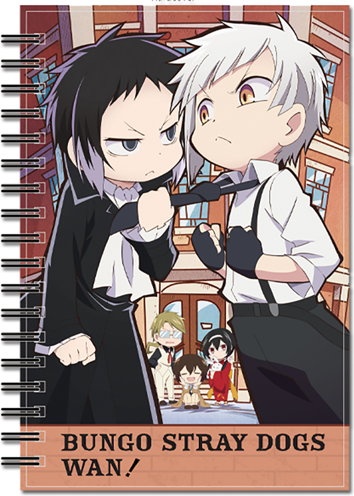 Bungo Stray Dogs Spiral Anime Hardcover Notebook