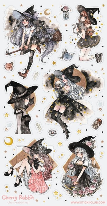 Darling Witches Sticker Sheet