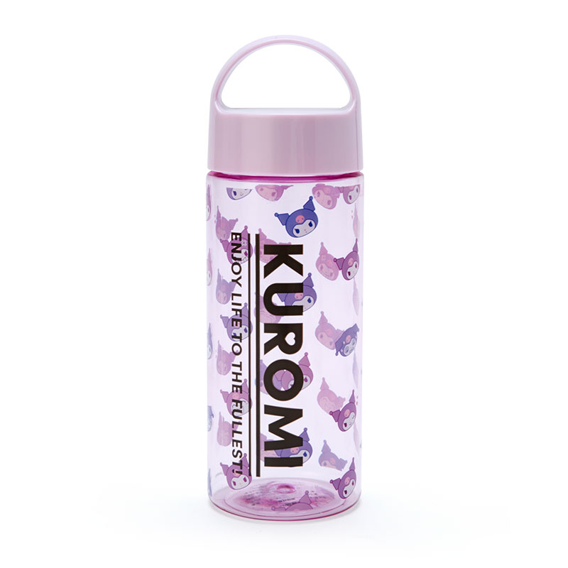 Kuromi Water Bottle, Clear Plastic, Purple, Japanese, 550ml, Sanrio