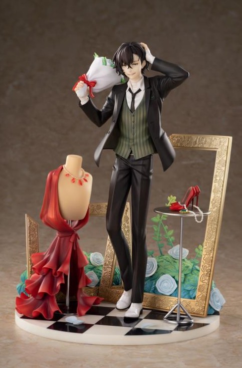 Osamu Dazai Figure, 1/8 Scale Pre-Painted Statue, Formal Dress, Bungo Stray Dogs, Hobby Max