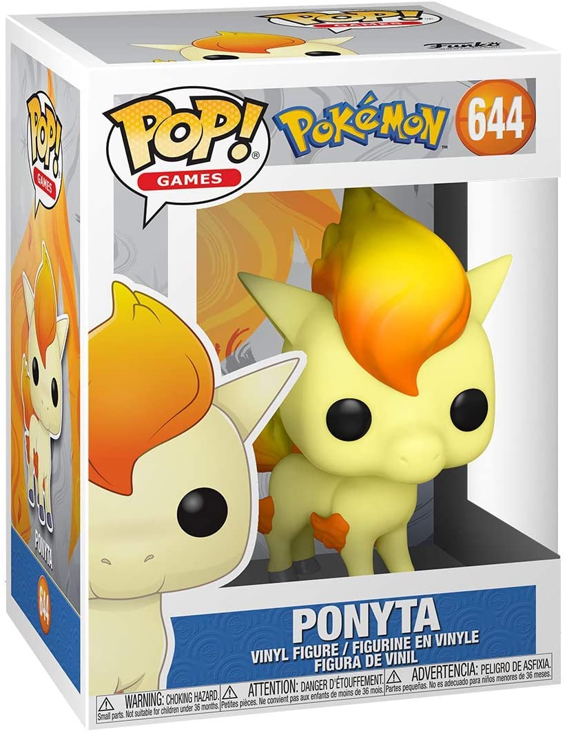 Ponyta Figure Pokemon Pop Animation 3.75 Inches Funko Pop 644