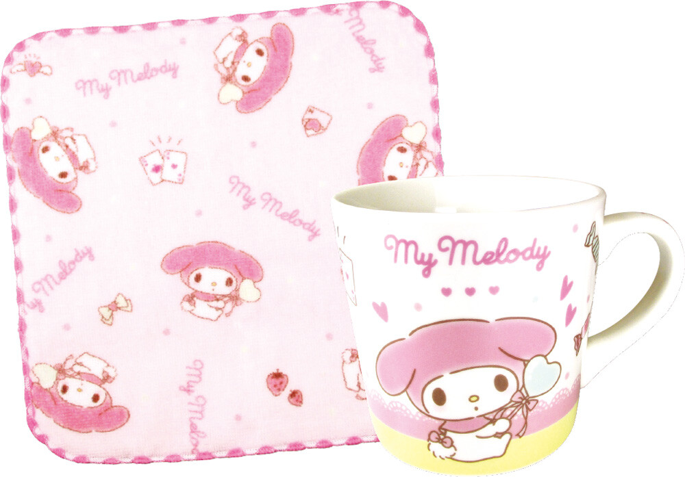 Sanrio Mini Mug with Hand Towel My Melody Pink