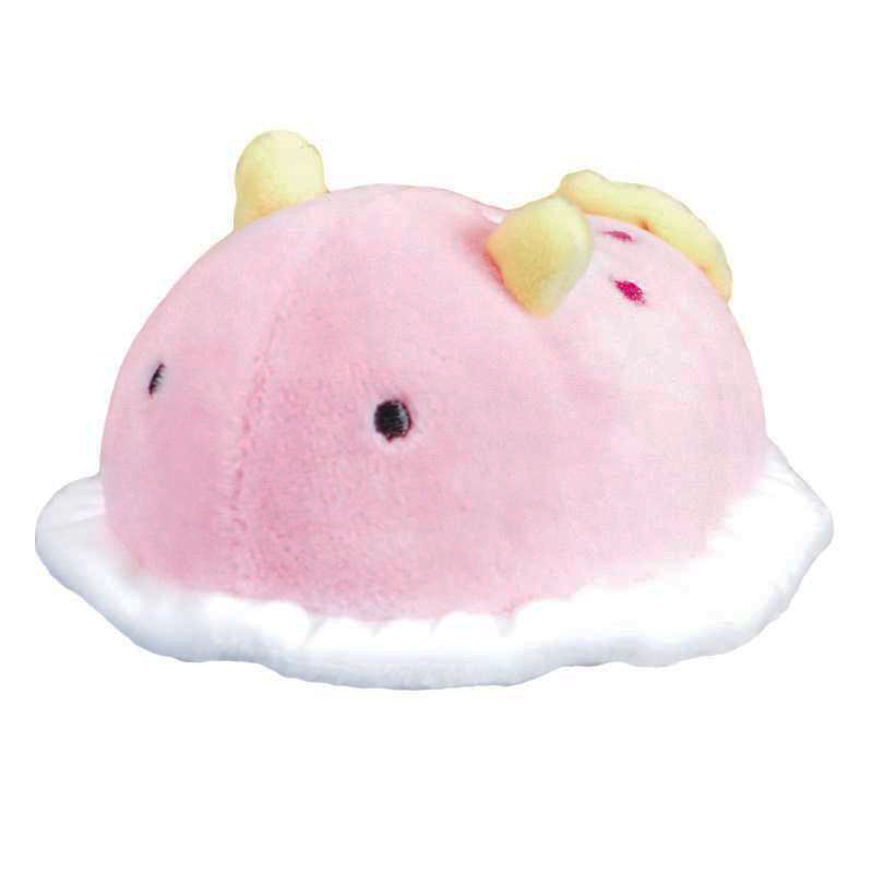 Sea Slug Plush Toy Sea Bunny Nudibranch Collection Umi Ushi Pink White Yellow Small Size 4