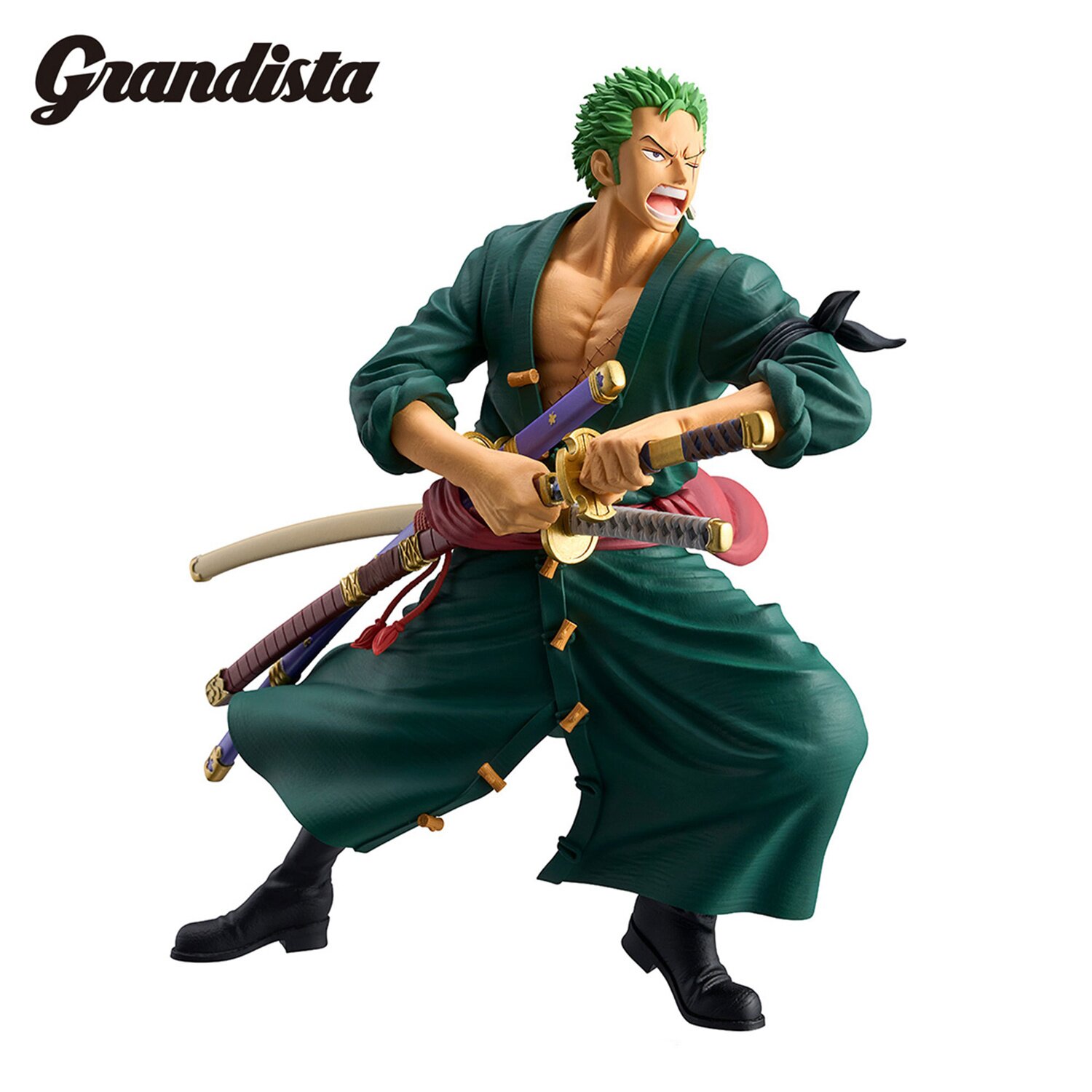 Roronoa Zoro Figure, Grandista, One Piece, Banpresto