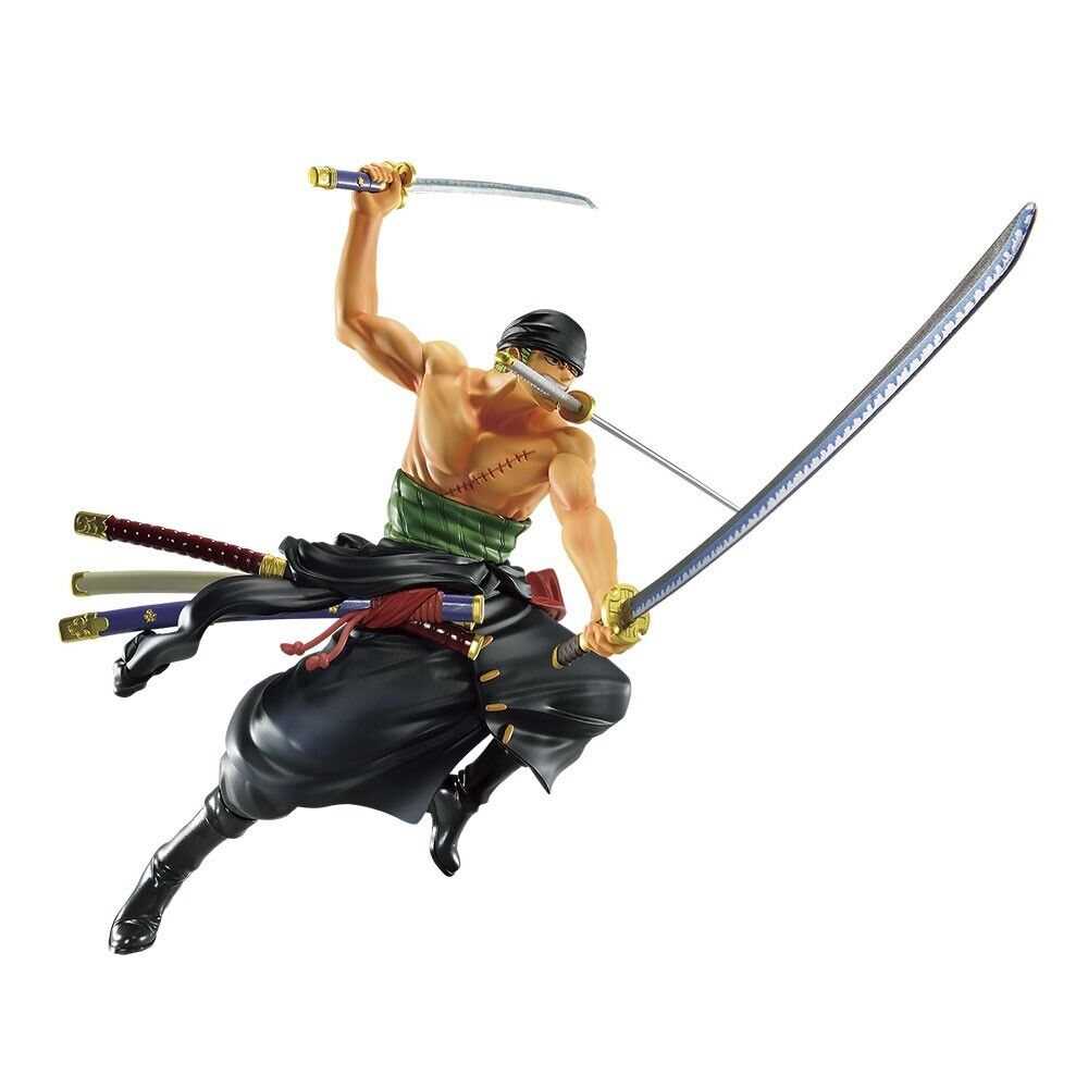 Roronoa Zoro Figure, Ichiban Kuji, Prize A, One Piece, Bandai